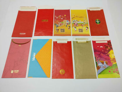 10 pcs Chinese New Year Red Packet Pocket Envelope Lion Dance Monkey Egg (C2176)