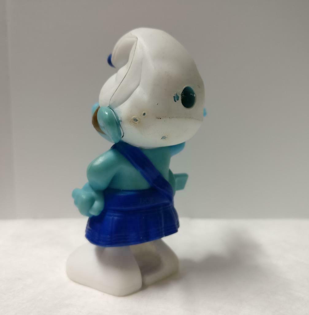 McDonalds Smurfs Bucket Spin Ball Cute Figure Toys x8 Lot F/S (FTY008) *G