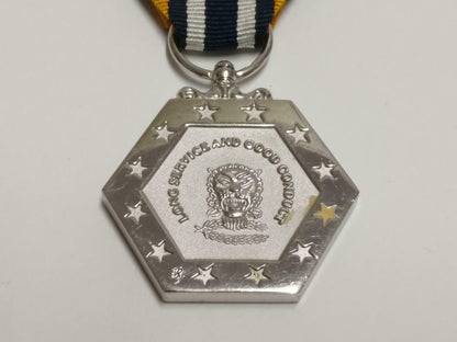Singapore Police Long Service Conduct Silver Medal Prison Narcotics Gurkha C064
