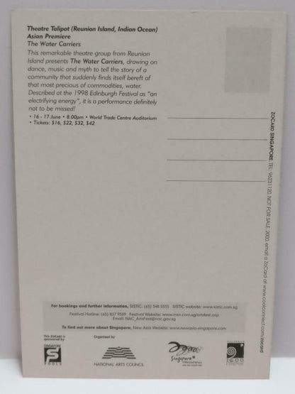 LUCKYPIGEON888 Singapore Arts Festival Bald Man Dance Beefcake Postcard (E0270)