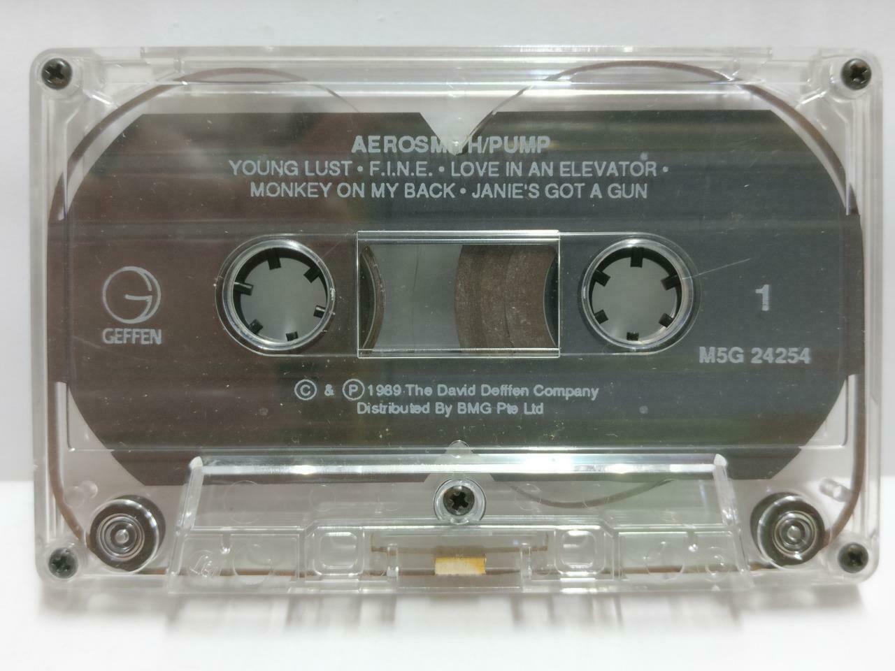 Aerosmith Pump 1991 Mega Rare Singapore English Cassette CT500