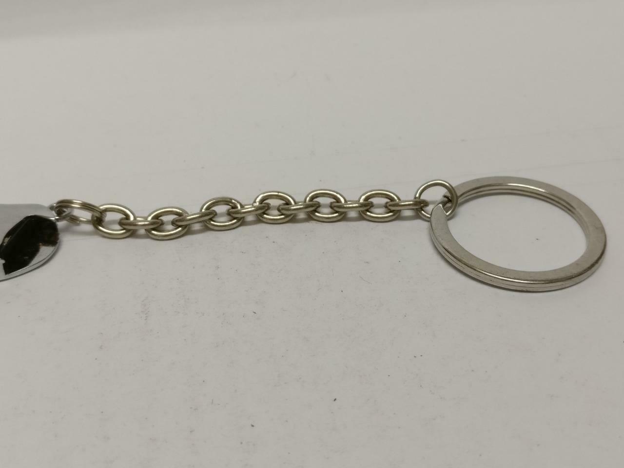 LP888 Vintage Mini Foot Footprint Silver Tone Metal Case Keychain Keyring F/S (B724)