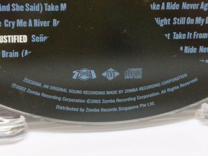 LK888 Justin Timberlake Justified 2002 Rare Singapore CD (0066) (CD593)