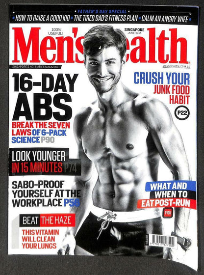 Singapore Men's Health Magazine Beefcake Macho Man MMA Rafael Dos Anjos M054