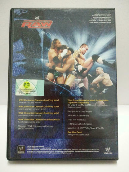 WWE WWF Wrestling RAW John Cena Randy Orton Shawn Michaels Singapore DVD A813