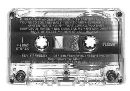 Rare Elvis Presley Ten Years After 1987 Singapore English Cassette CT891