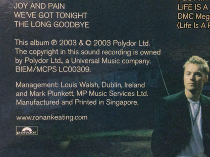 LK888 BOYZONE Ronan Keating 2002 Rare Singapore CD + Bonus AVCD (07603) (CD493)