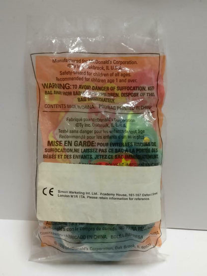 Sealed McDonald’s Happy Meal TY Iggy The Iguana 1999 Plush Soft Toy F/S (PTY201)