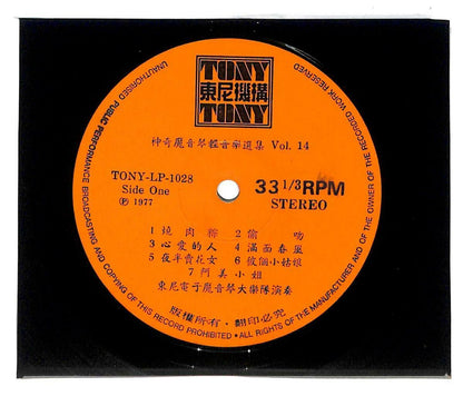 Singapore Tony Electric Organ Psych Music 1977 烧肉粽 心爱的人 33rpm LP Chinese (LP061)