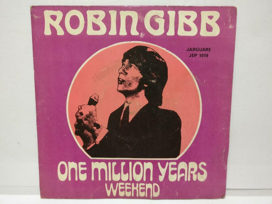 Robin Gibb One Million Years Unique Cover & Label Singapore 7" EP (EP047)