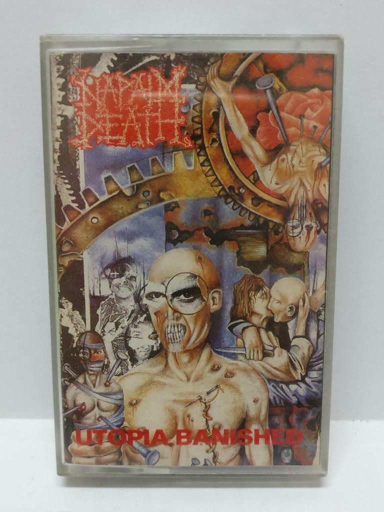 Napalm Death Metal Utopia Banished 1992 Rare Malaysia Cassette (CT241)