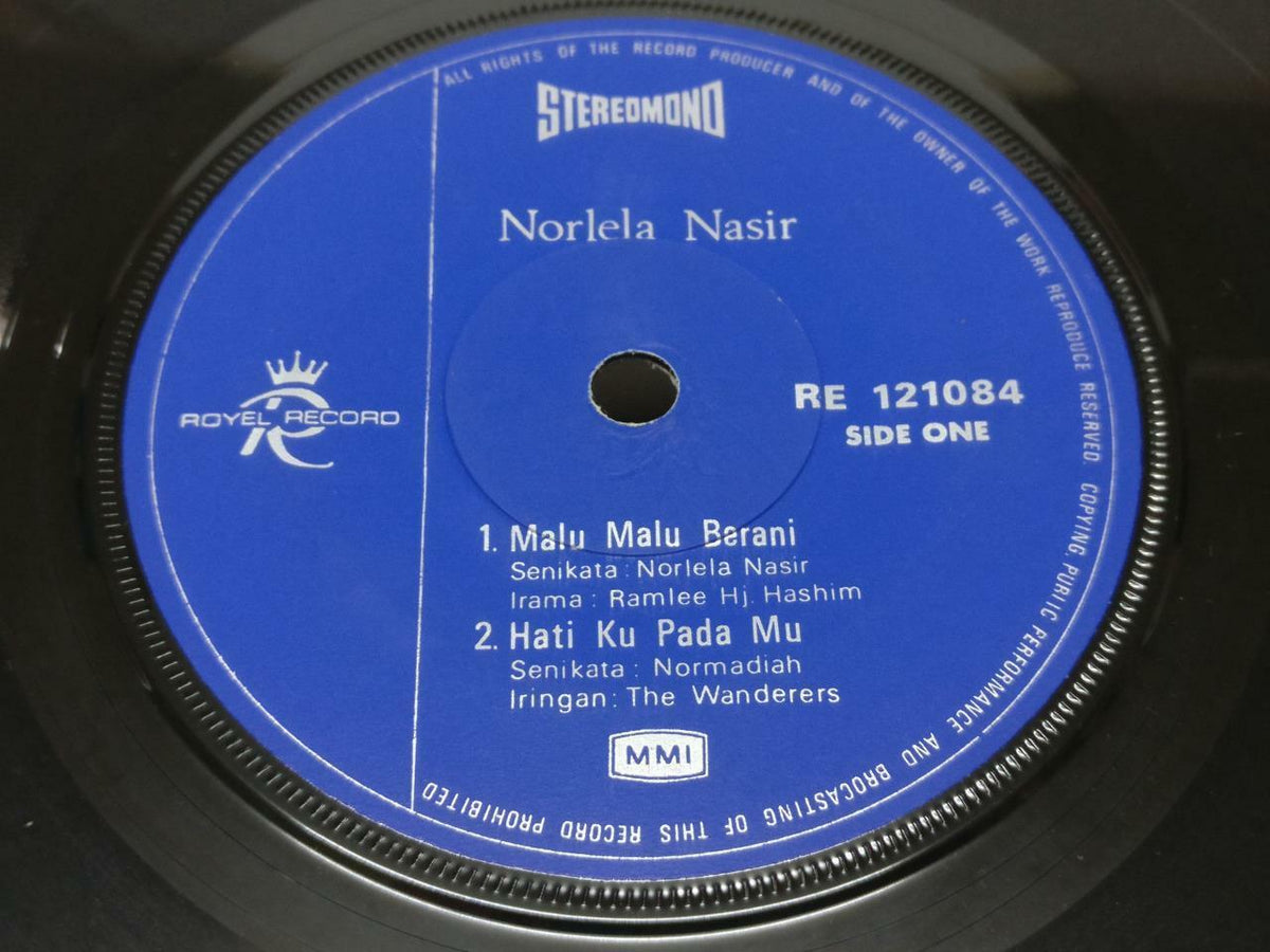 Malay Norlela Nasir Wandere Joget Ratapan Ku Psych Garage Malaysia 7" EP EP342