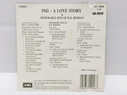 India Bollywood Movie A Love Story OST R.D. Burman 1994 EMI England CD (CD733)