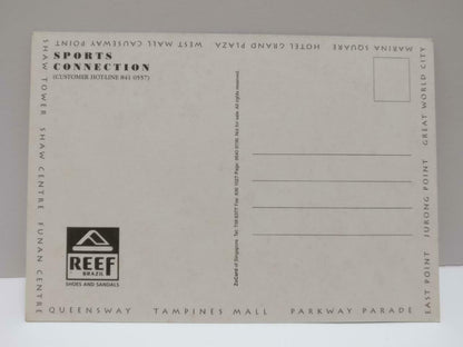 LUCKYPIGEON888 Reef Brazil World Team Bikini Lady Singapore Ad Postcard (E0107)