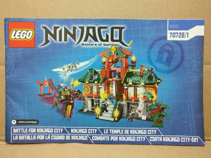 LEGO No. 70728/1 Ninjago Manual Instructions Catalog Booklet (LG033)