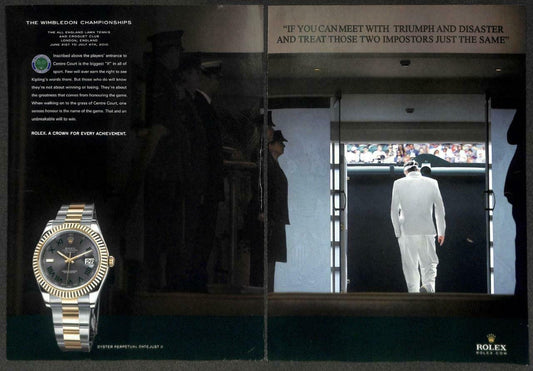 2010 Rolex Watch Oyster Perpetual Magazine Advertisement Print Ad x 2 (P952)