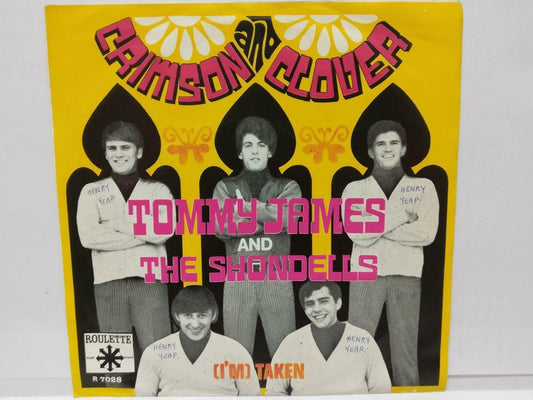 Tommy James & The Shondells Crimson & Clover Rare Singapore 7" EP (EP024)