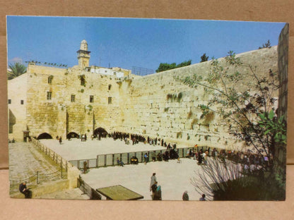 LUCKYPIGEON The Western Wall Israel Jerusalem Postcard (C1896)