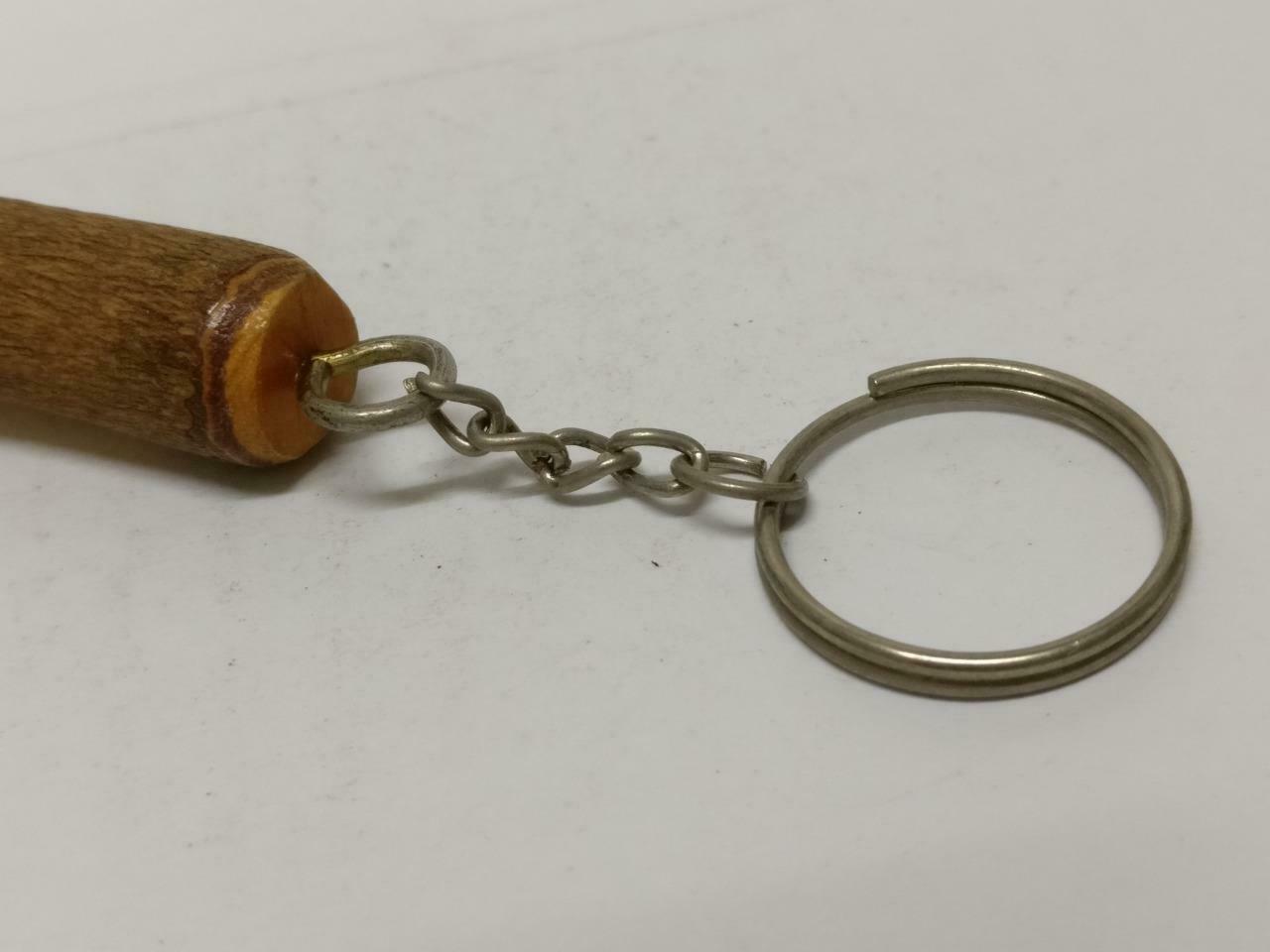 LP888 Vintage Handmade Mini Wooden Pencil Name Eychelle Keychain Keyring F/S (B731)