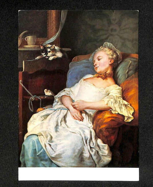 LUCKYPIGEON Jean-François Colson Le Repos Painting Artwork Postcard (C1763)
