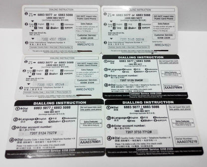 Used Vintage Singapore Phone Cards x12 Chinese Zodiac Tiger Rat Pig Cow Ox A433