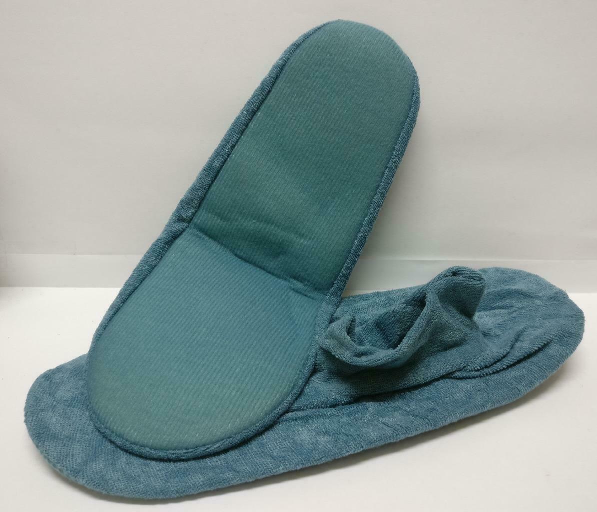 SIA Singapore Airlines Blue Bedroom Slippers w/ Pouch F/S (A2133)