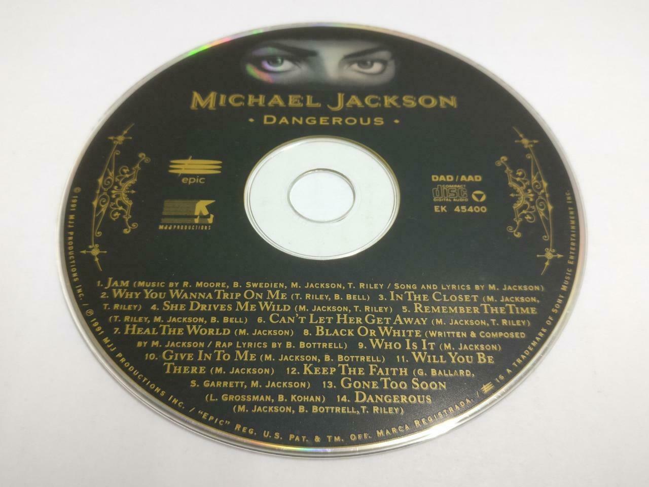 Michael Jackson MJ Dangerous 1991 English CD (CDS222)