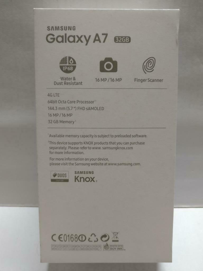 Samsung Galaxy A7 32GB With Manual Empty Box Only No Phone (BX076)