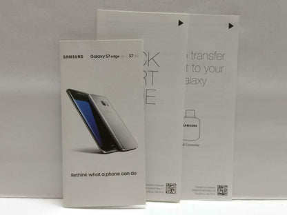 Samsung Galaxy S7 Edge 32GB With Manual Black Empty Box Only No Phone (BX080)