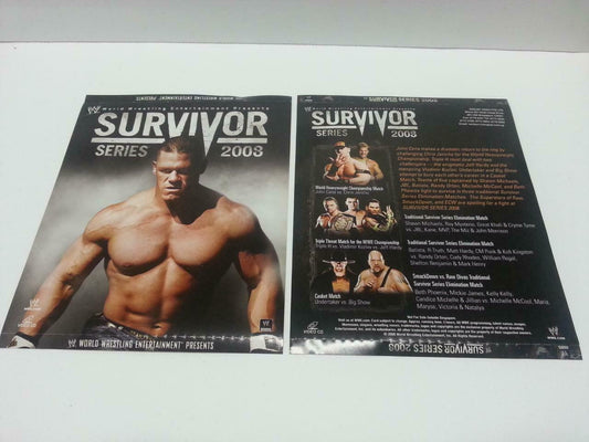 WWE WWF Wrestling Survivor Series 2008 Singapore Only 3x VCD Video CD OOP (A857)