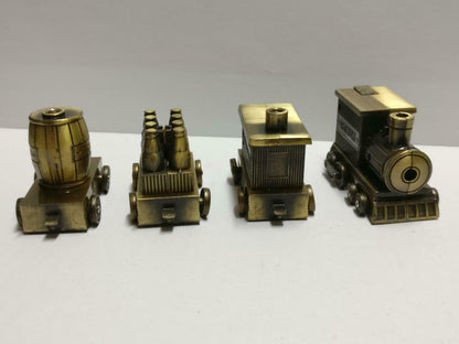 Unused Vintage China Harbin Beer Small Metal Train Set Display Box F/S (A2161)*3