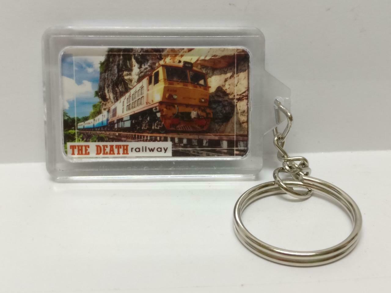 LP888 Vintage Thailand The Death Railway Train Fireworks Keychain Keyring F/S (B805)