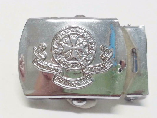 Rare Vintage Malaysia St. John Ambulans Ambulance Metal Belt Buckle (B206)