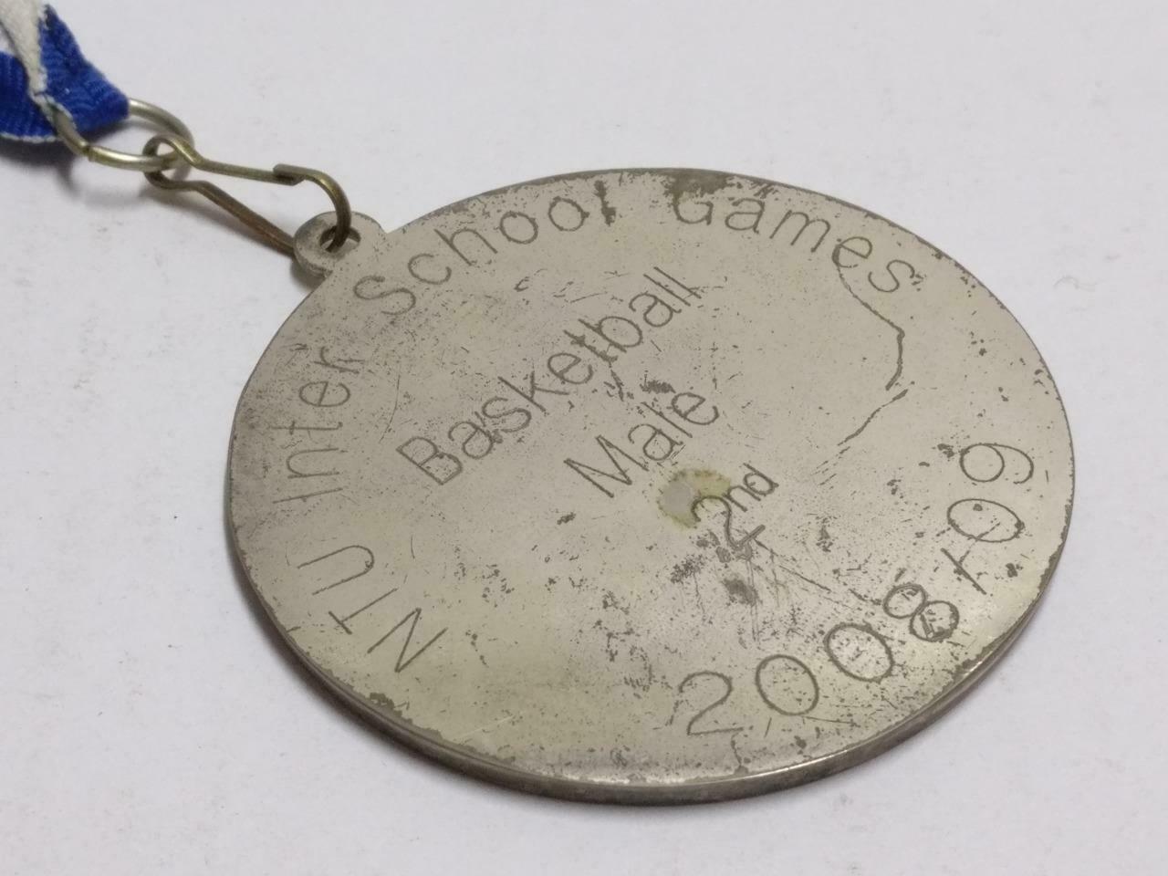 ISG Singapore NTU Inter School Games Basketball Make 2nd 2008/09 Medal (C088)