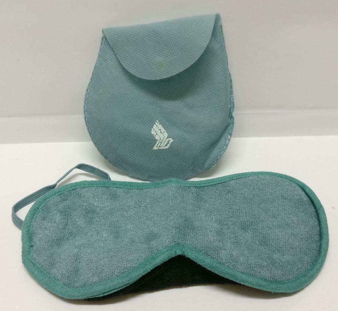 SIA Singapore Airlines Sleeping Eye Mask w/ Pouch F/S (A2129)