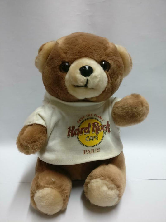 Rare Retired Hard Rock Cafe Paris 7" Souvenir Plush Soft Toy F/S (PTY091)