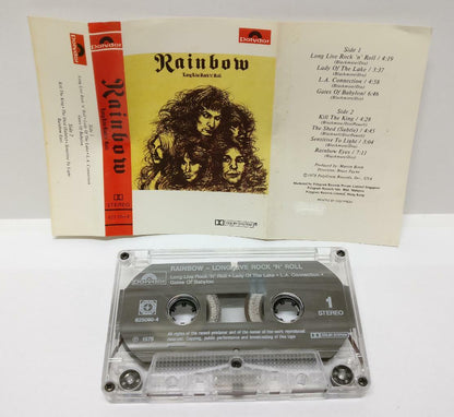 Rainbow Long Live Rock 'n' Roll Rare Singapore Cassette  (CT176)