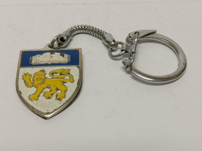 LP888 Rare 1977 University Of Singapore Sports Metal Lion Keychain Keyring F/S (B666)