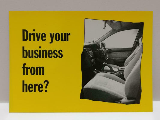 LUCKYPIGEON888 Xircom GSM Mobile Advert Car 1999 Singapore Ad Postcard (E0124)