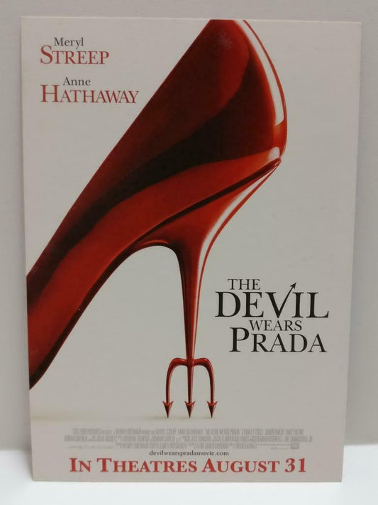 LUCKYPIGEON888 Movie The Devil Wears Prada 2006 Singapore Ad Postcard (E0338)