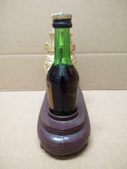 Rare Vintage Martell V.S.O.P Cognac Bottle & Chinese Dragon Stand No Box (A1392)