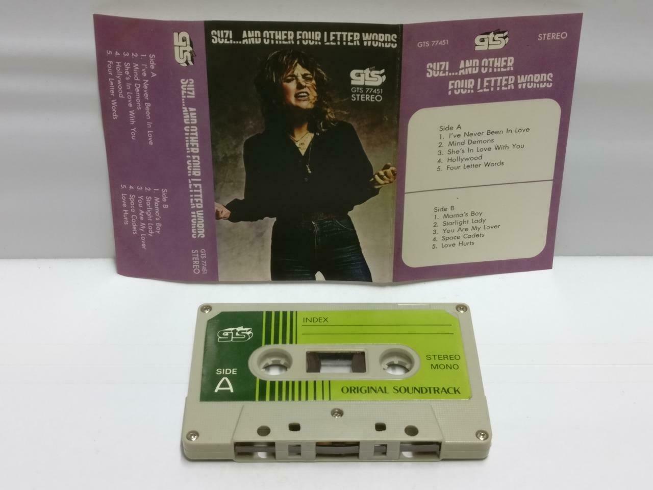 Suzi Quatro And Four Letter Words Mega Rare Singapore English Cassette CT471