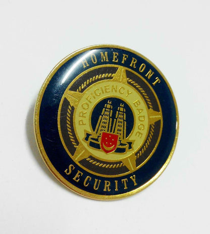 Rare Vintage Singapore Homefront Security Proficiency Pin Badge F/S (B338)