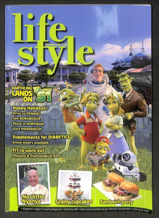 Singapore Lifestyle Magazine Cartoon Planet 51 Peranakan Nyonya 2009 F/S M103 E