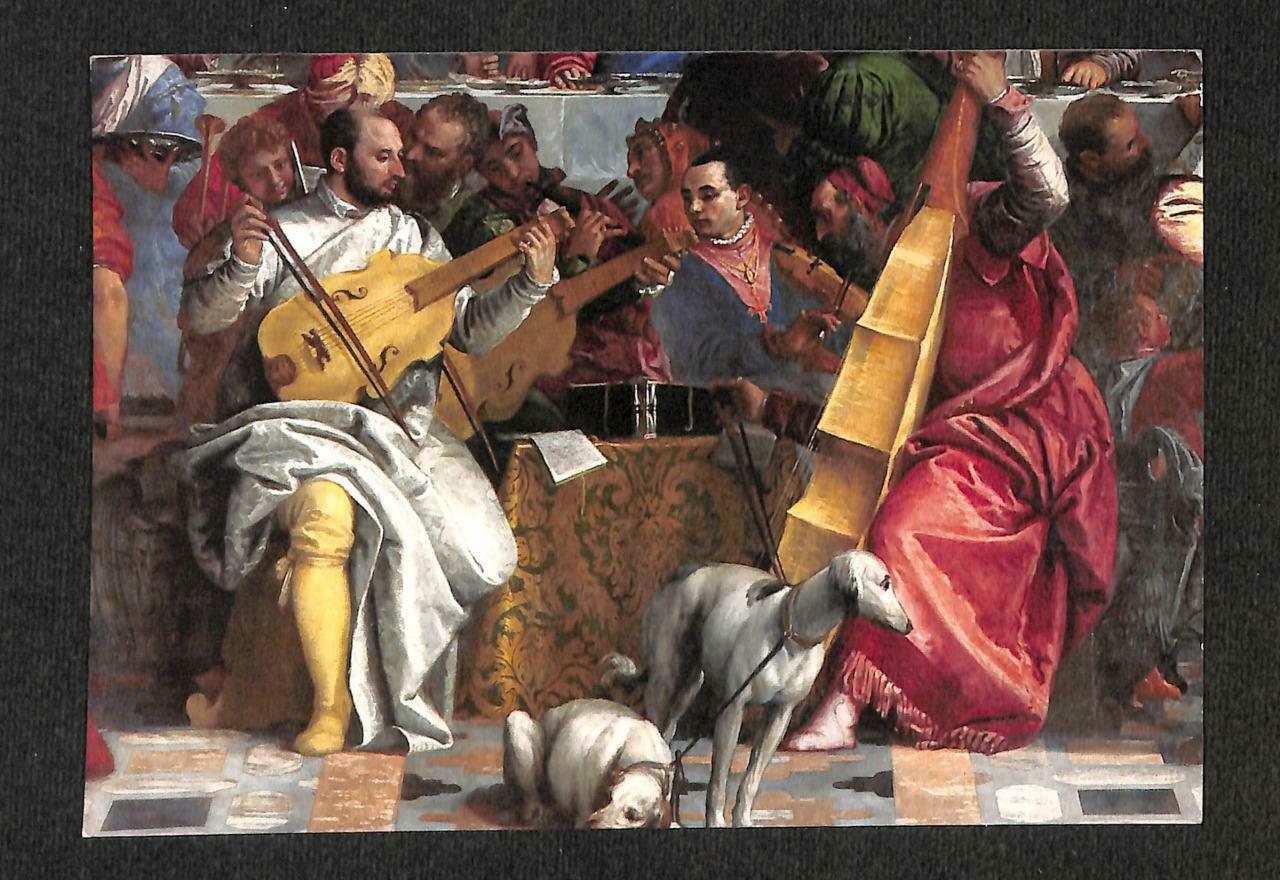 LUCKYPIGEON Veronese The Wedding at Cana Detail Painting France Postcard (C1742)