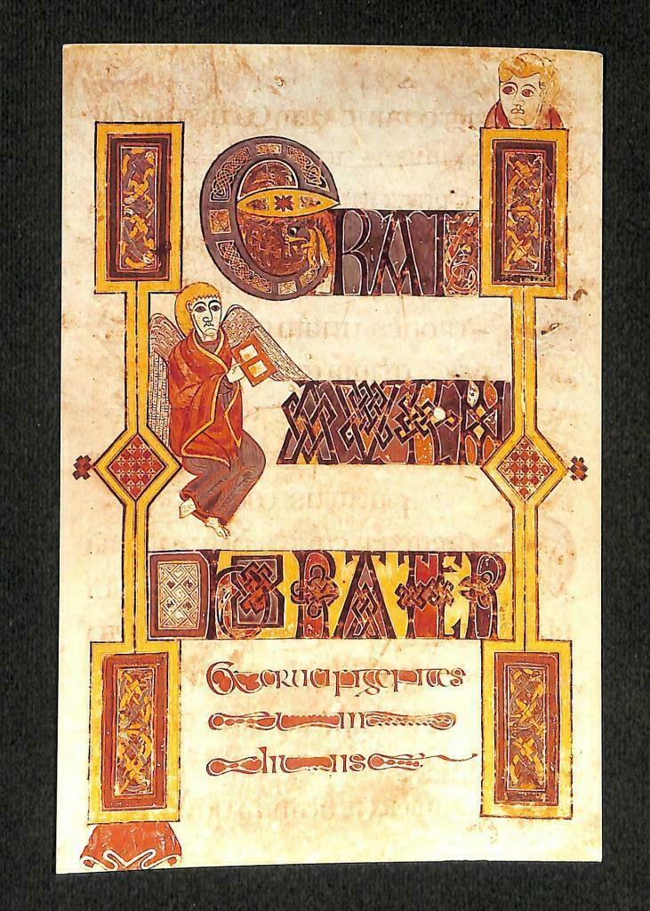 LUCKYPIGEON Dublin Erat Autem Hora Tercia Art Painting Postcard (C1552)
