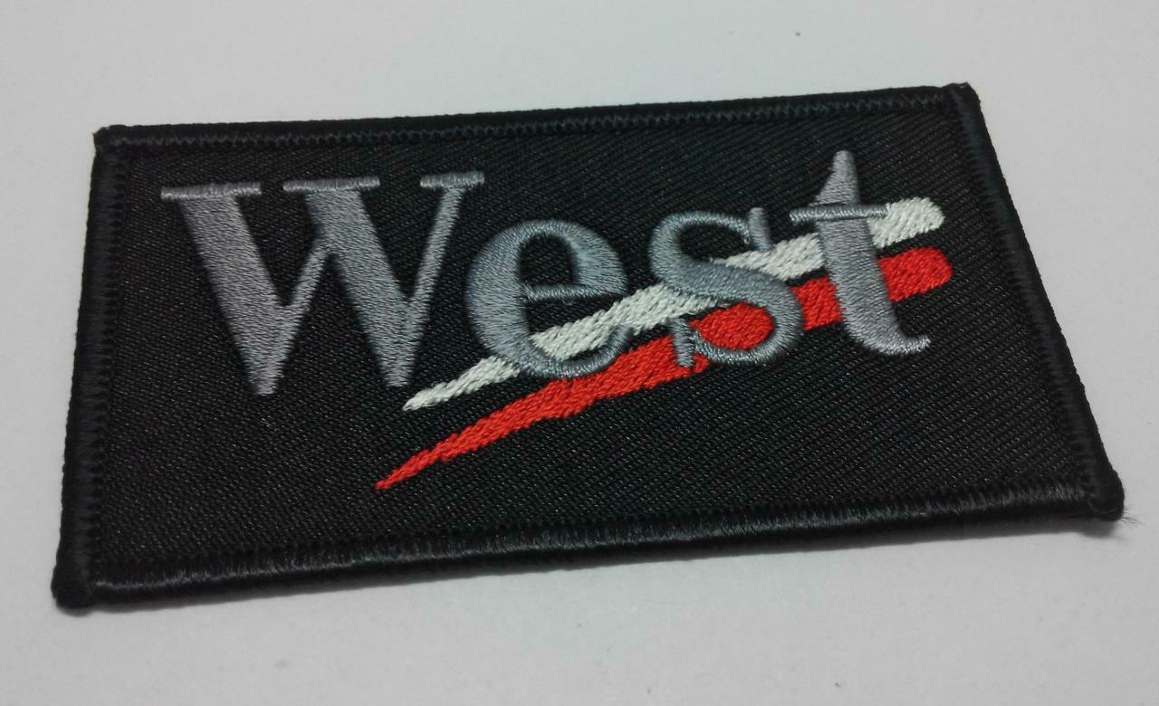 Embroidered West Logo Iron On Clothes Patch (A972)