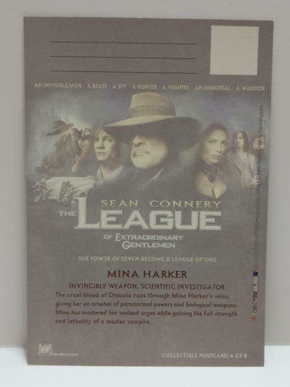 LUCKYPIGEON888 Movie LXG Peta Wilson 2003 Singapore Ad Postcard (E0416)
