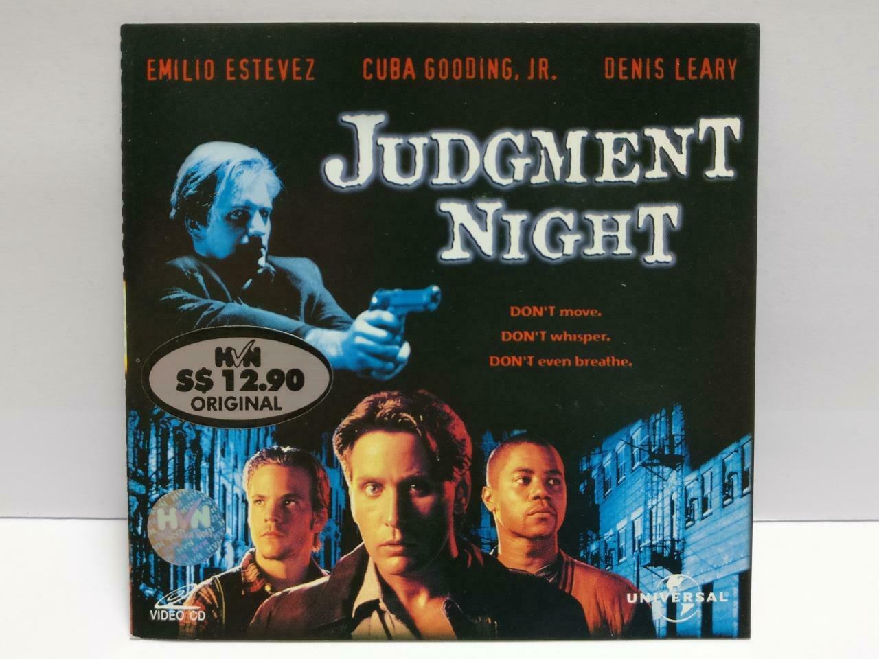 Movie Judgement Night Emilio Estevez Rare Singapore Video CD 2x VCD OOP (CDS374)