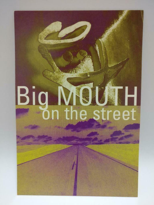 LUCKYPIGEON888 Big Mouth Cafe Bar Abstract Art Australia Postcard (E0020)